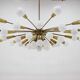 Rare Mid Century Chandelier Sputnik, Atomic, 1960s