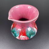 Petit pichet vase Vallauris rose