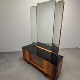 Art Deco Vanity Cabinet Attributed to Jindřich Halabala, Czechoslovakia, 19