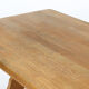 Large Oak Vintage Mid Century Brutalist dining table