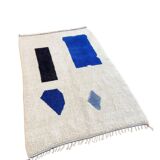 Tapis berbère beni ouarain traditionnel fait à la main