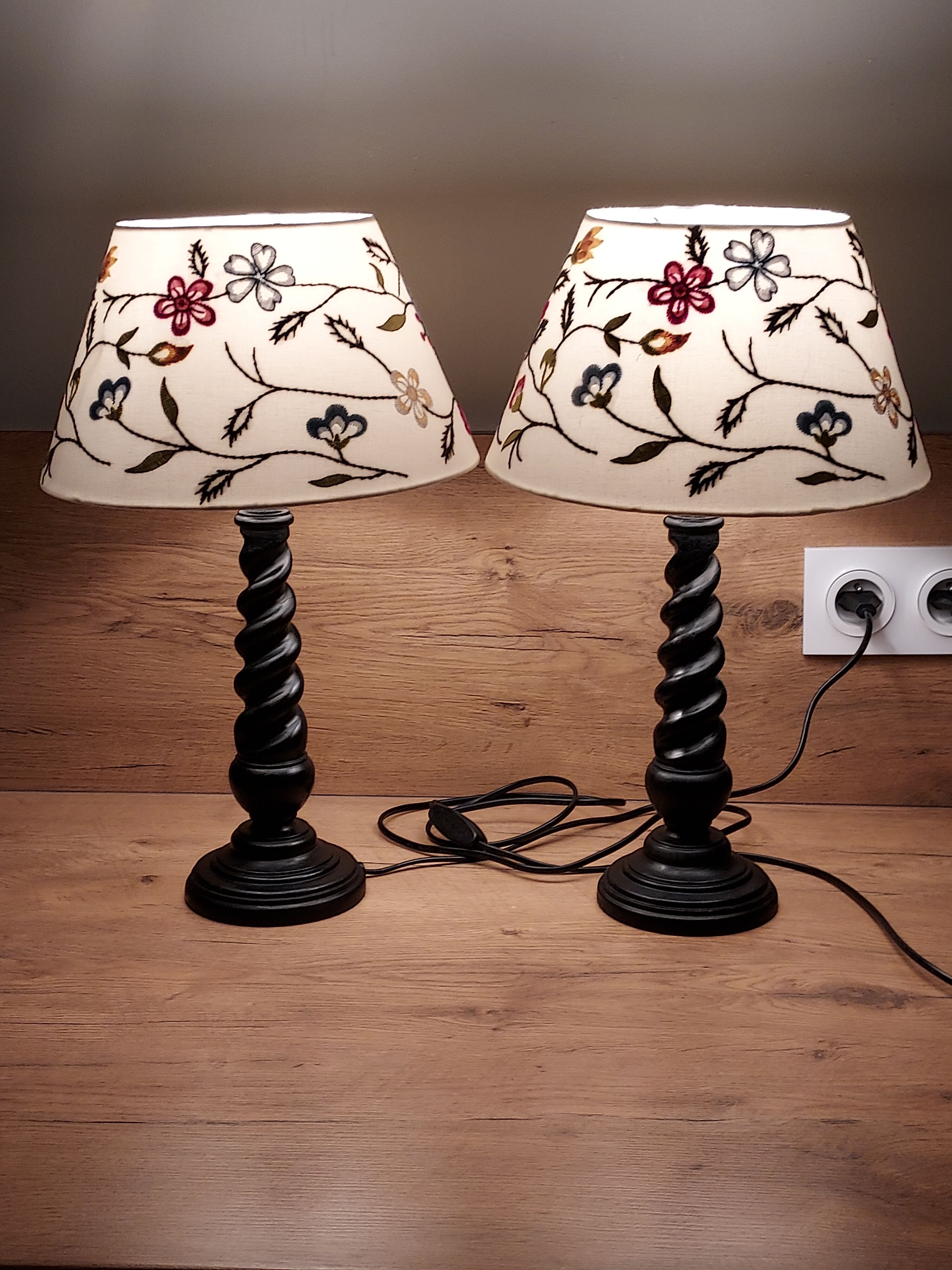 Pair of lamps