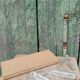 Lot de 12 porte-couteaux doubles vintage en cristal avec boîte