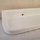 White ceramic bathroom shelf