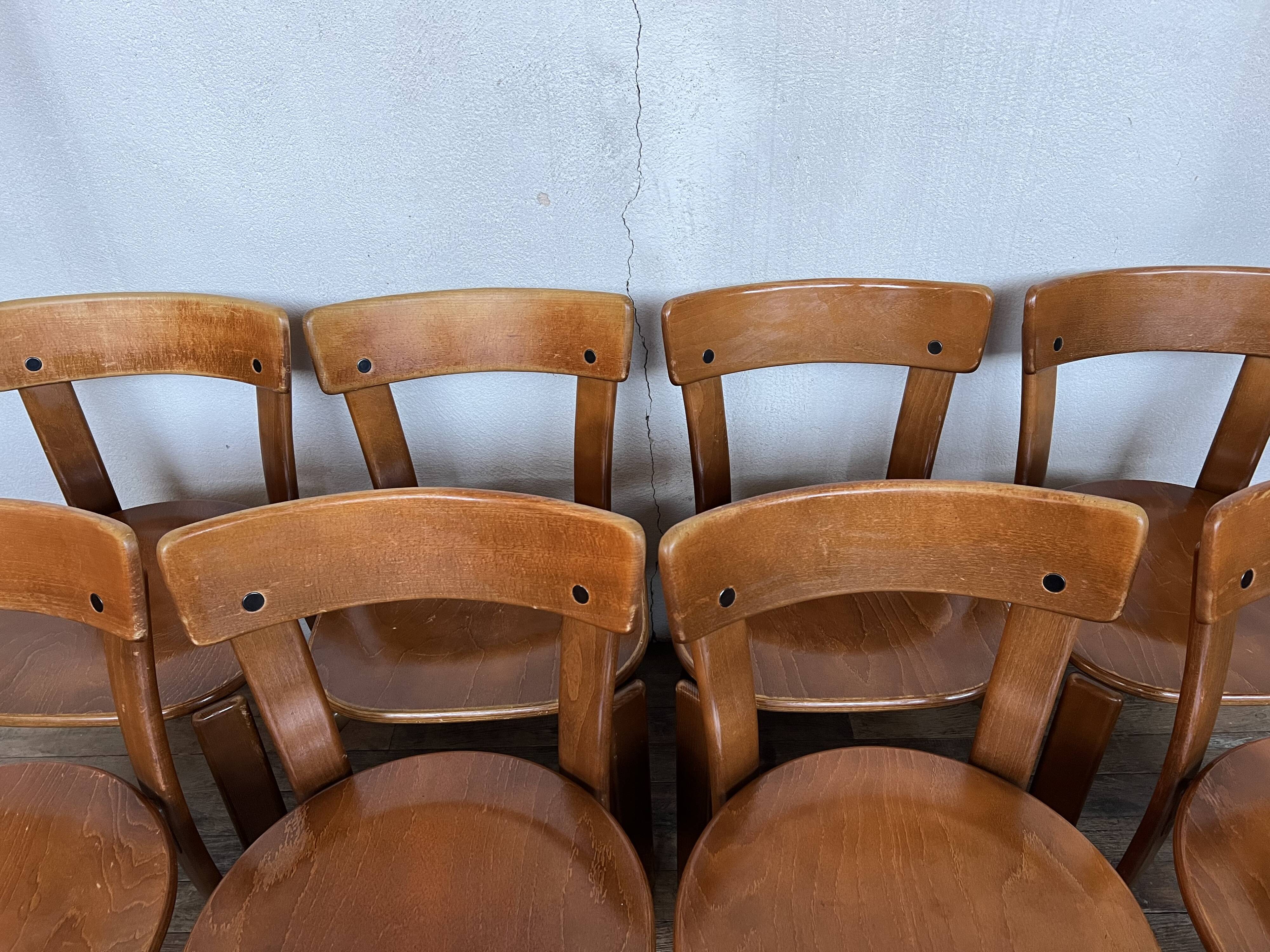 Lot de 50 chaises design Bruno rey swiss vintage design
