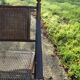 Teak and cane folding chair from the 1900s