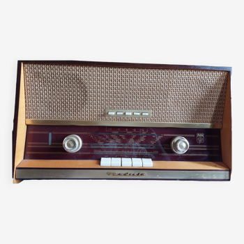 Poste de radio vintage radiola en état de fonctionnement