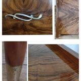 Paire chevets bois placage remarquable années 60