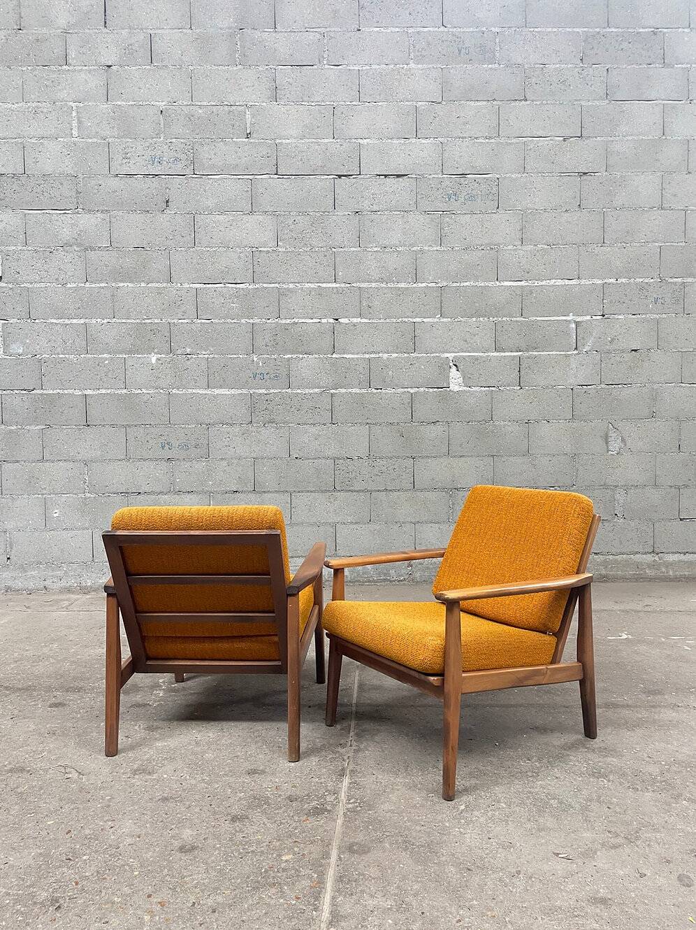 Saffron armchair pair
