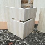 Travertine coffee table
