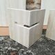 Travertine coffee table