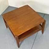 Table basse scandinave danoise en teck et formica, années 1950