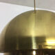 Modern 70s brass hanging light lampe suspendue laiton made by Vereinigte Werkstätten Collection München, Germany