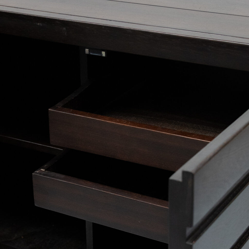 Iroko wood sideboard Maison Regain