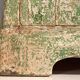 Antique bedroom chest of drawers with green tones (c.1920) #8