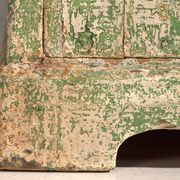 Old bedroom chest of drawers with green tones (c.1920) #8