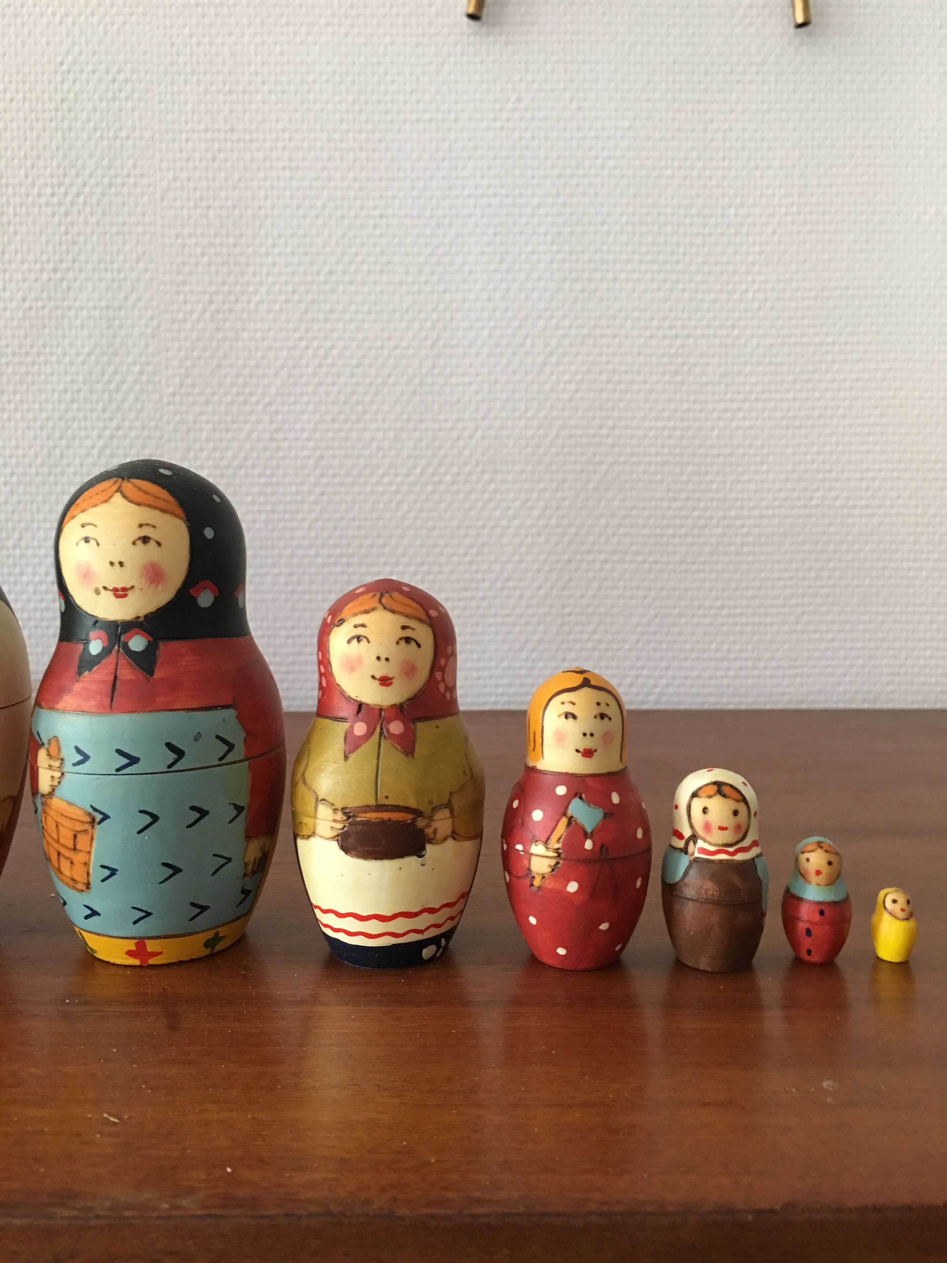 Vintage Russian Matryoshka Dolls