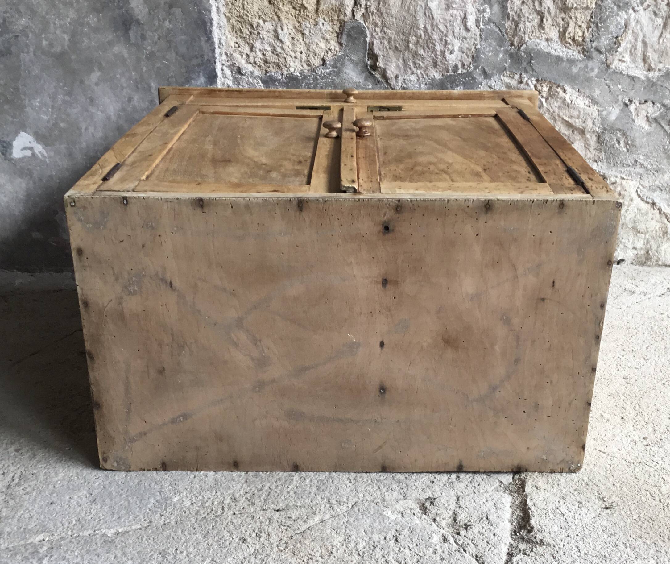 Parisian buffet in raw wood - mid-20th century