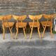 Suite de 4 chaises « banane » Lutherma
