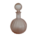 Flacon en verre rose