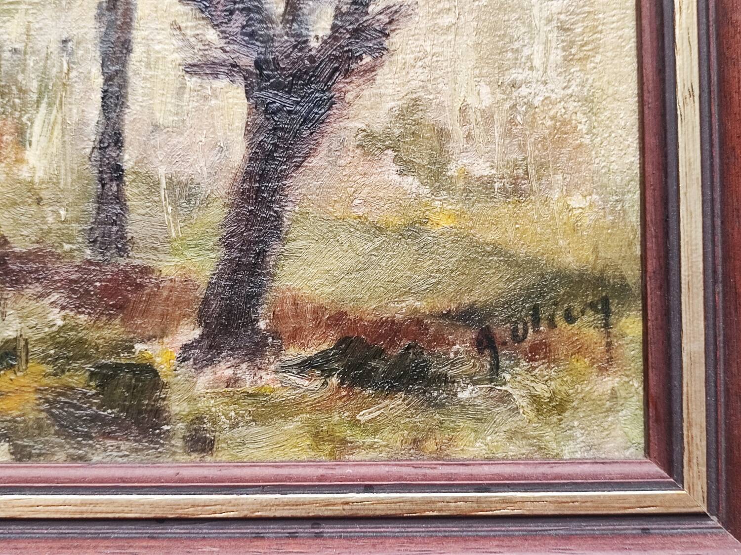 Paire de peintures à l'huile