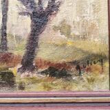 Paire de peintures à l'huile
