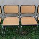 Suite de 4 chaises Marcel Breuer modèle B32