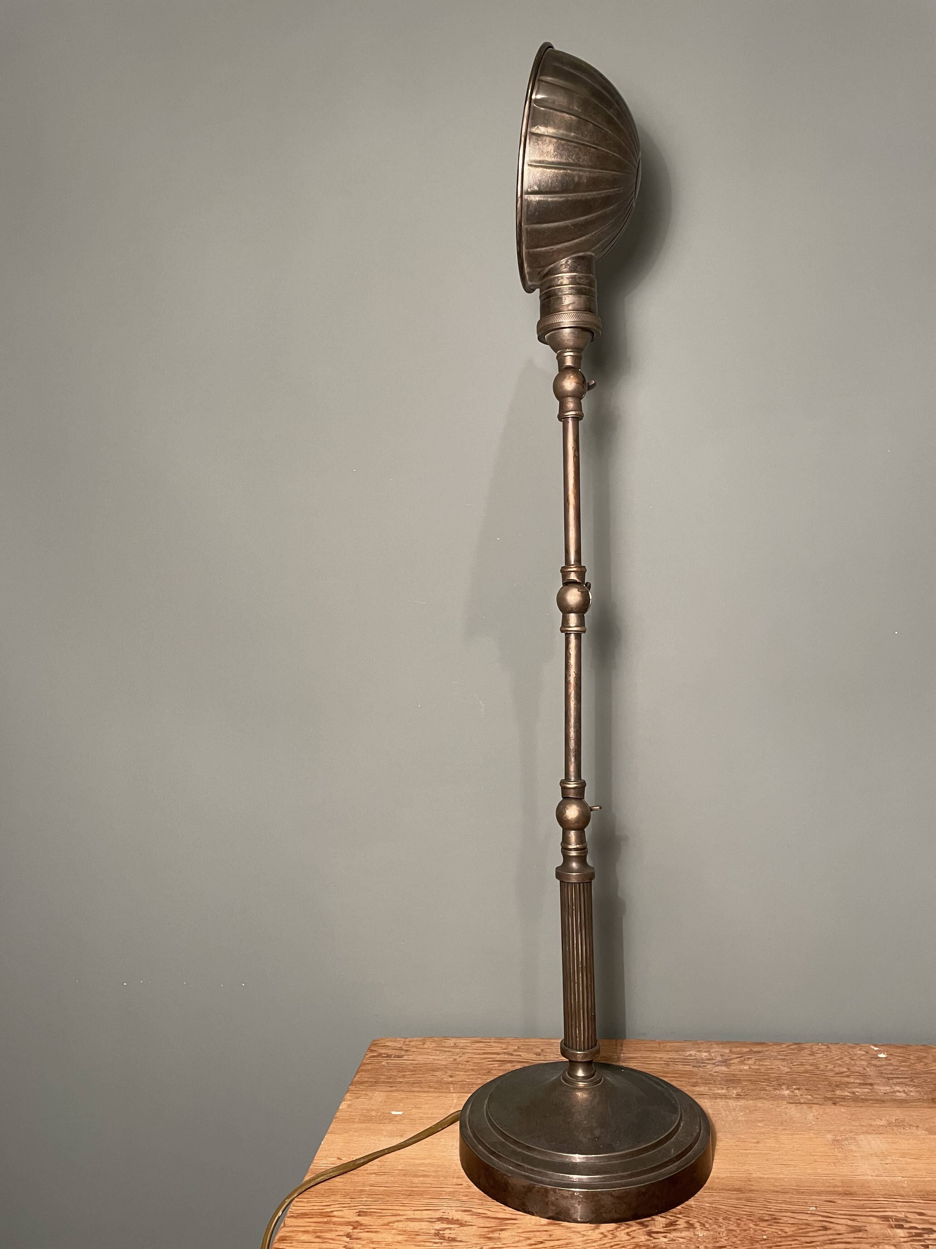 Vintage table lamp, industrial spirit