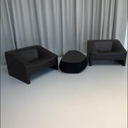 Malmo Leather Set by Patricia Urquiola for Moroso, Italy, 2000s, Set of 3