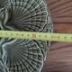 Oyster service Sarreguemines in barbotine – 12 plates + large bowl