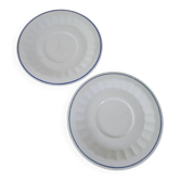 Lot de 2 grandes soucoupes Gien