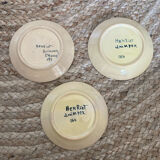 Set of 3 saucers Henriot Quimper