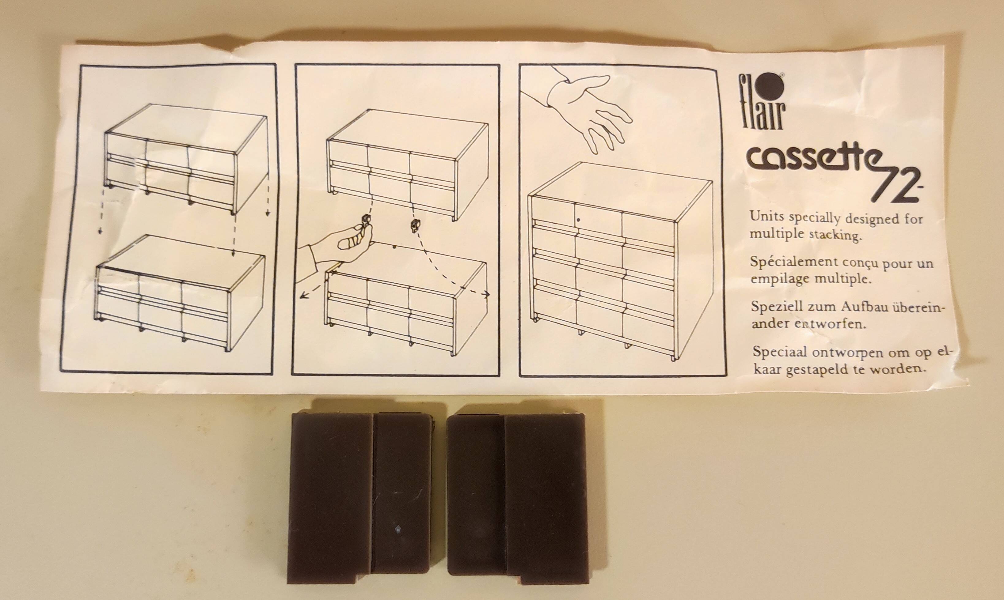 Boîte à K7 audio Flair