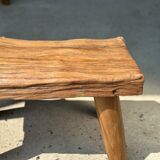 Stool in blond teak