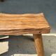 Stool in blond teak