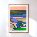The Valley of Colors, art print (A4)