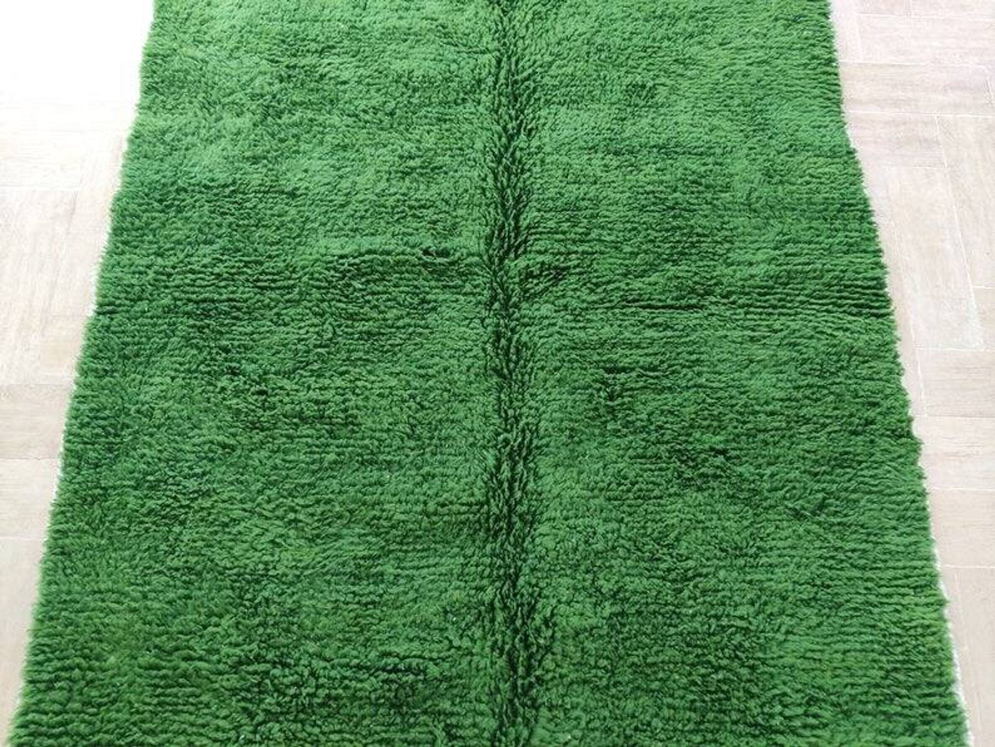 Tapis bérbere vert 3/2 mètre