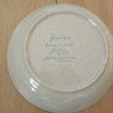 Lot of 6 hollow plates Jocelyne Atelier d'Art de Sarreguemines