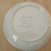 Lot of 6 hollow plates Jocelyne Atelier d'Art de Sarreguemines