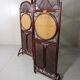 Rattan & wicker folding screen - room divider, 1930’s