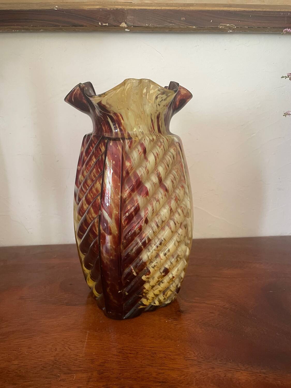 Pair of Clichy vases