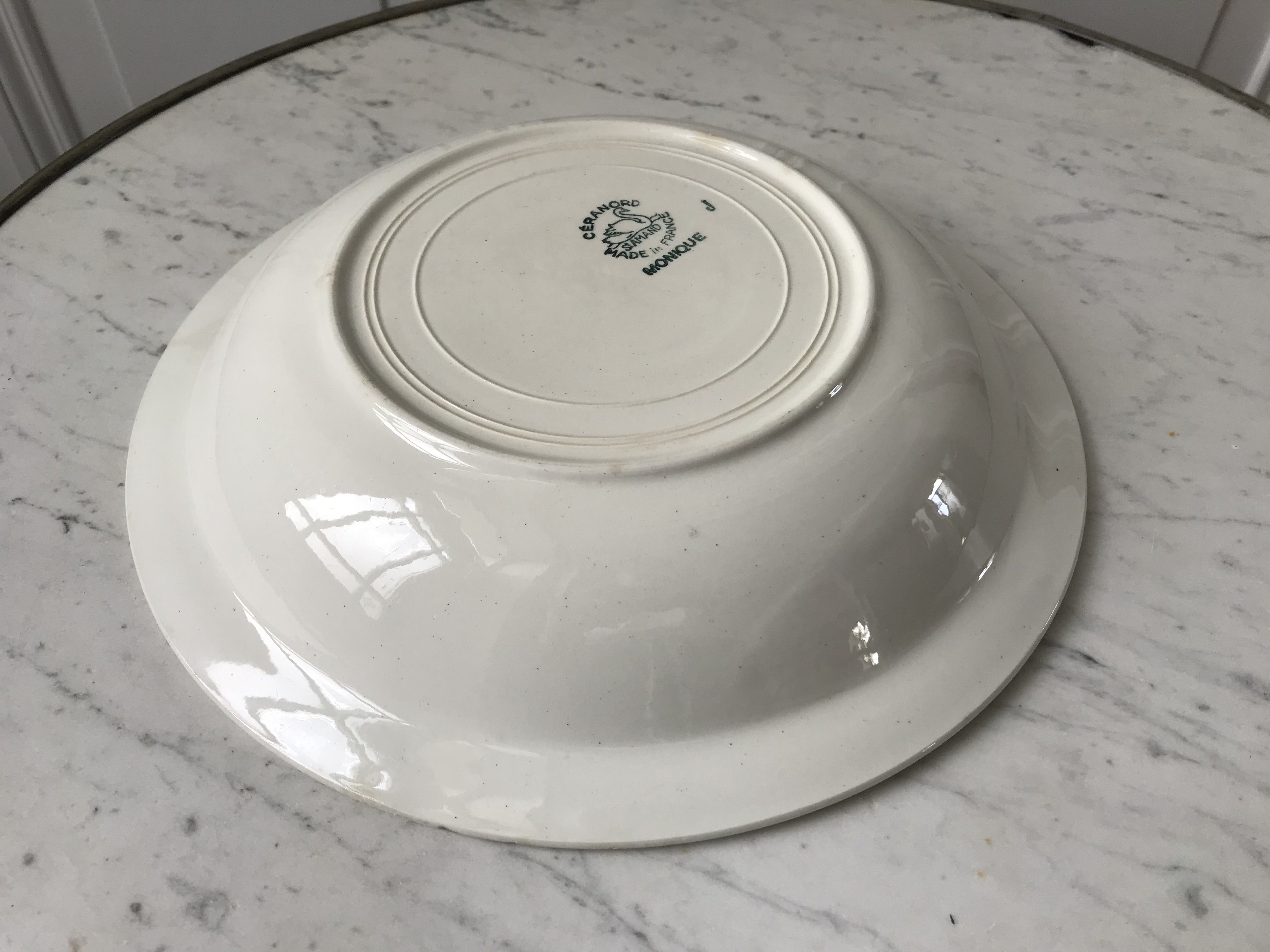 Salad bowl St Amand Céranord model Monique years 30-40