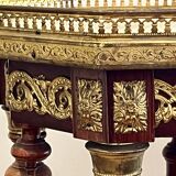 Mahogany console table - Louis XVI style