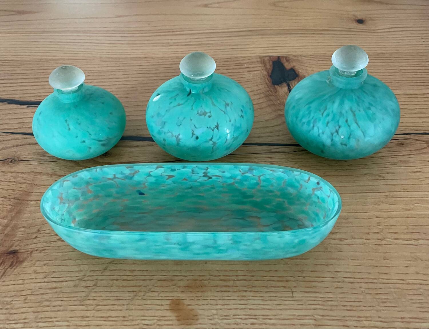 Vintage toiletry set pocket empty