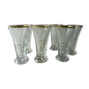 Lot d'anciens rare verres à absinthe