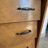 Oak chest of drawers from the scandinavian 60s