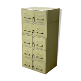 Set of 5 medical lockers