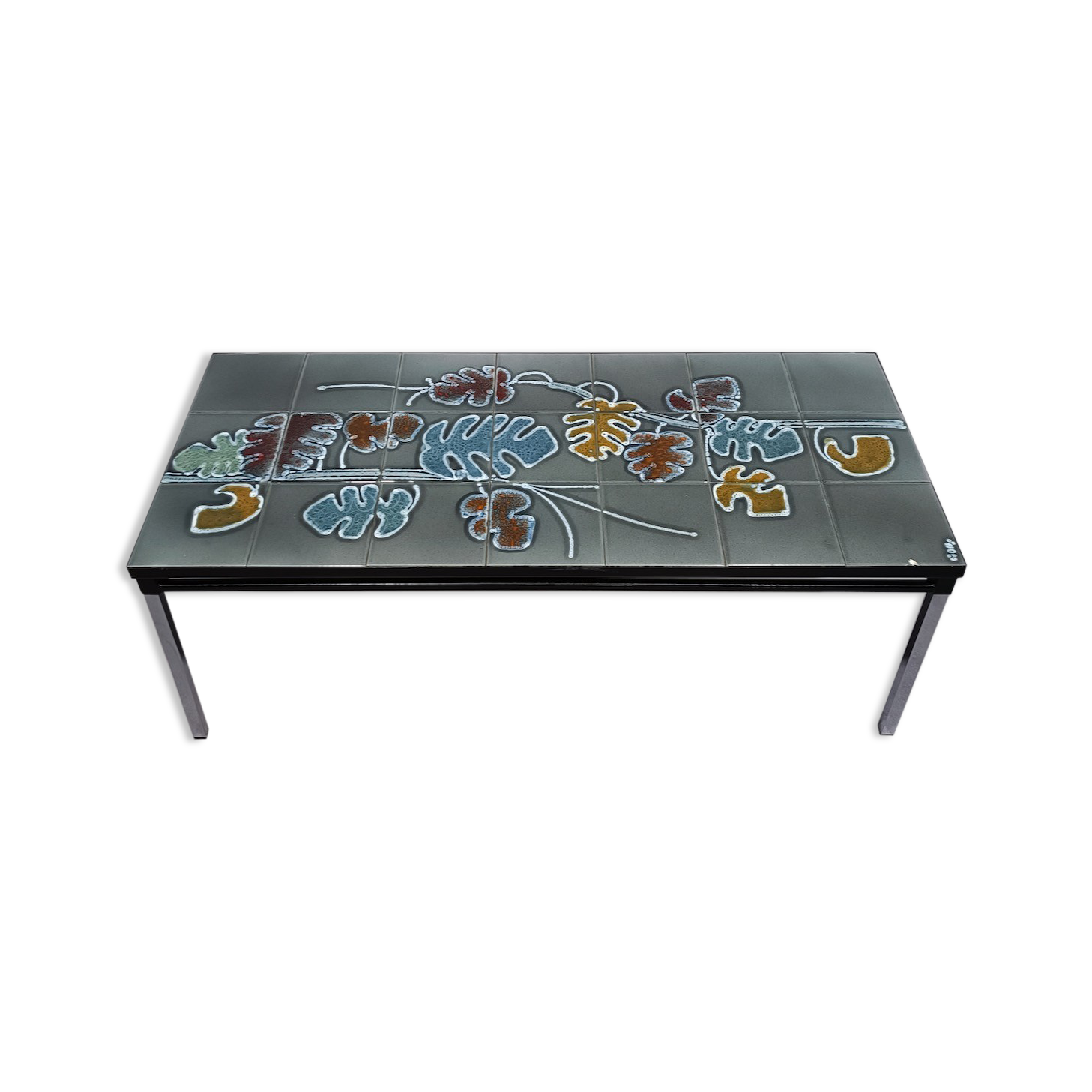 Table à carreaux vintage