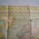 Planisphere map time zones blondel paris old french map time zone 30s