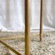 Brass coffee table and smoked glass 60s/70s